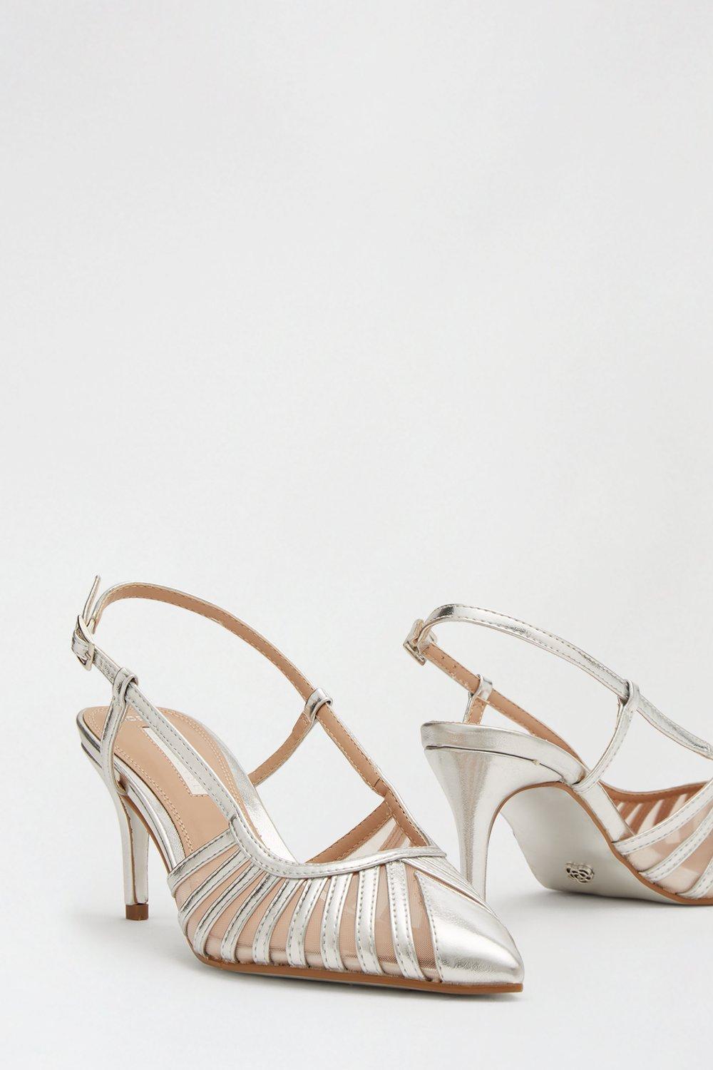 Dorothy perkins silver sales heels